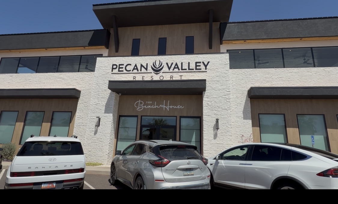 Pecan Valley Resort entrance